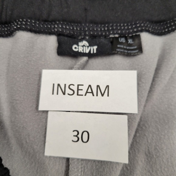 Crivit men's gray exercise sweatpants size XL‎ - Picture 3 of 4